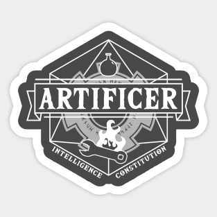 Artificer (White) Sticker